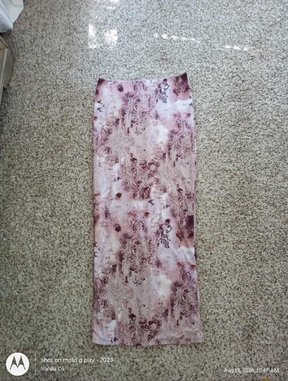 White Fox Don't Ever Leave Me Mesh Maxi Skirt Mid Rise Purple Medium - Picture 2 of 8